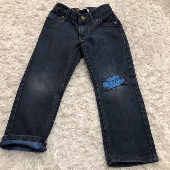 Levi’s Distressed Blue 511 Slim Fit Jeans Size 5R 4-5 years - Picture 1 of 6